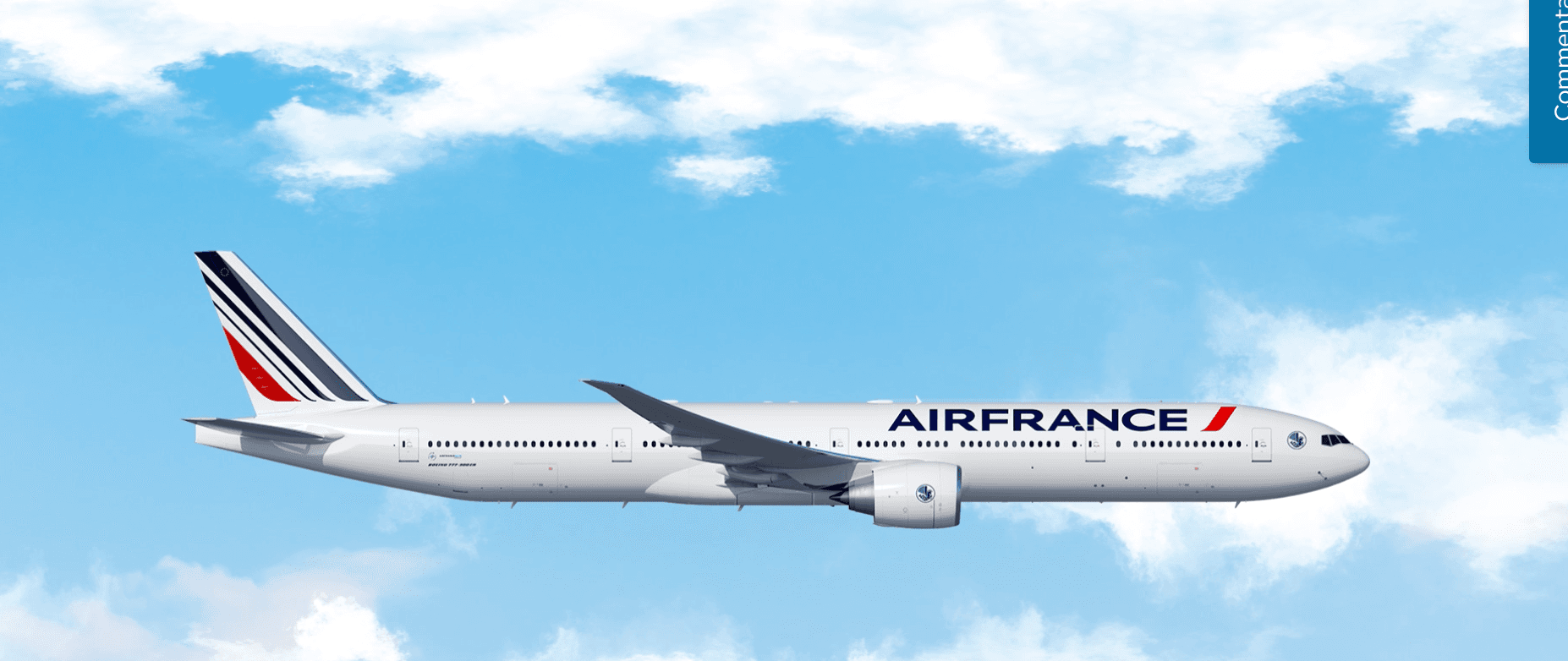 Avion long-courrier en vol